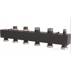 Коллектор стальной распределительный ROMMER 4(6) отопительных контура