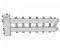 Коллектор балансировочный GIDRUSS BMSS-150-7DU (нерж. до 150 кВт 3+3 контура G1 бок. конутур)