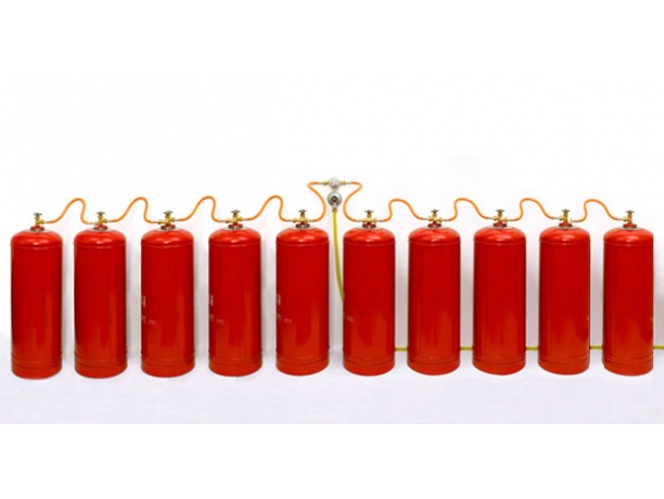 Баллонная установка с редуктором 924 S на 10 баллонов