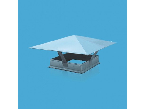 Зонт вентиляционный прямоугольный 400х400 оцинкованный