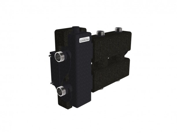 Коллектор балансировочный GIDRUSS BM-60-3DU.EPP (1+1+1 контура,4D кроншт. EPP - теплоизоляция)