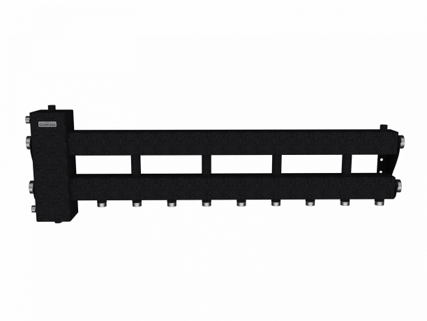 Коллектор балансировочный GIDRUSS BM-150-5D (до 150кВт 40 контура с гидрострелкой + крепеж)