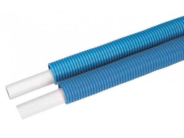 Труба металлопластиковая HENCO 20 (2,0) СТАНДАРТ в синей гофре бухта 100м