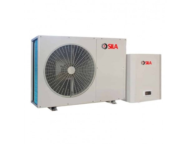 Тепловой насос SILA  AS-9,6 I-EVI (HC) Воздух-Вода, Сплит система. Инверторный