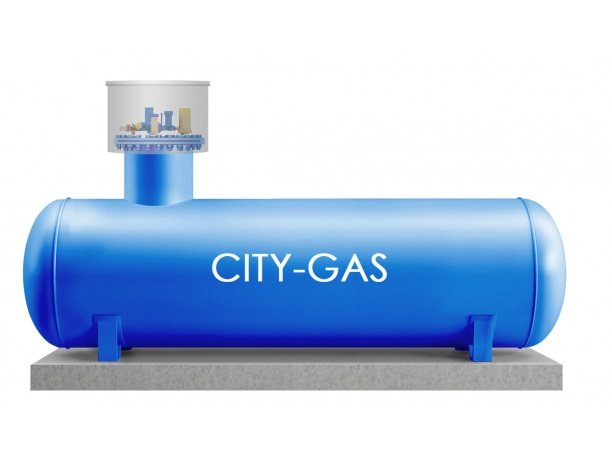 Газгольдер City-Gas 14000л (горловина 20см)