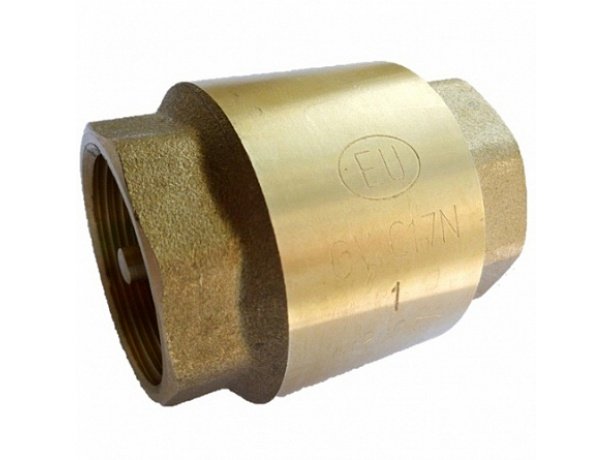 Клапан обратный EUROS с латунным золотником 1
