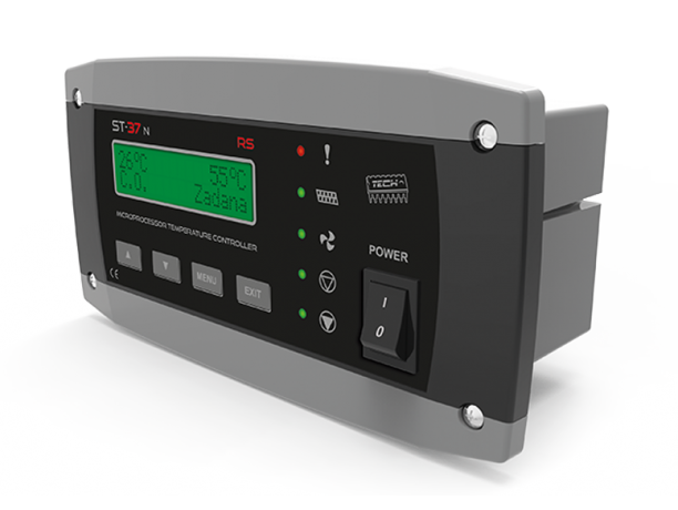 Контроллер TECH для твердотопливного котла с контейнером ST-37n RS